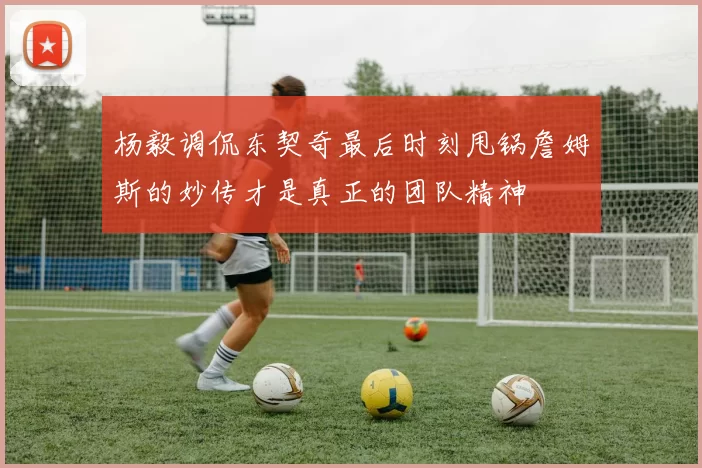 杨毅调侃东契奇最后时刻甩锅詹姆斯的妙传才是真正的团队精神