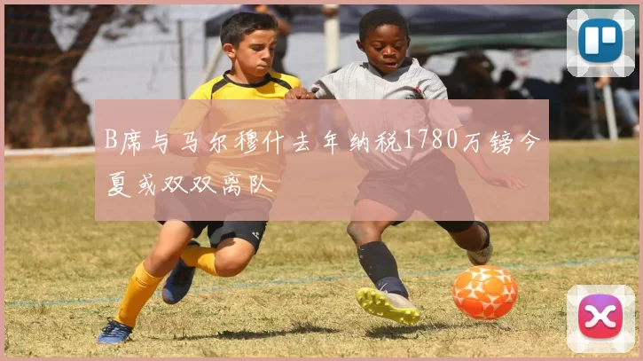 B席与马尔穆什去年纳税1780万镑今夏或双双离队